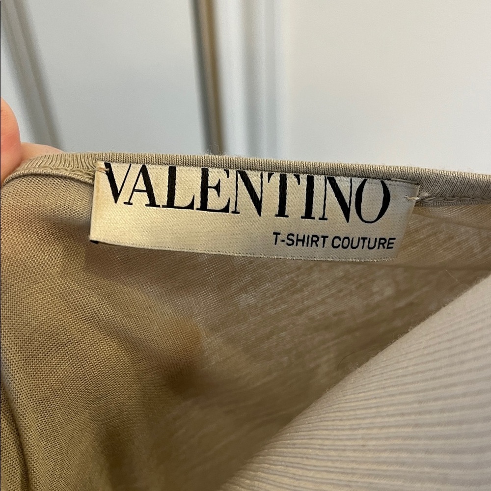 Valentino Beige Ruffled Blouse - Picture 6 of 10